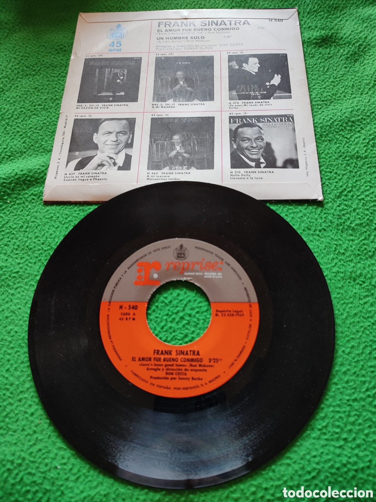 Discos de vinilo: Frank Sinatra - El amor fue conmigo - Foto 2