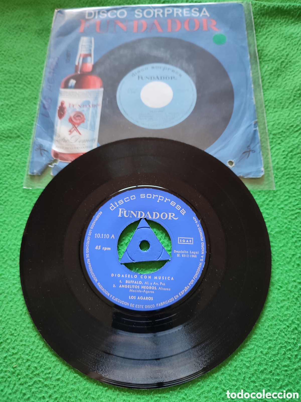 Discos de vinilo: Los Agaros - Buffalo + 3 - Foto 1