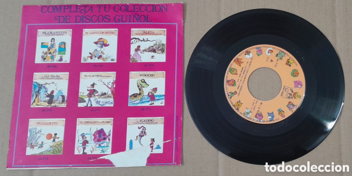 Discos de vinilo: ALI-BABA Y LOS CUARENTA LADRONES - ZAFIRO 1972 - Foto 2