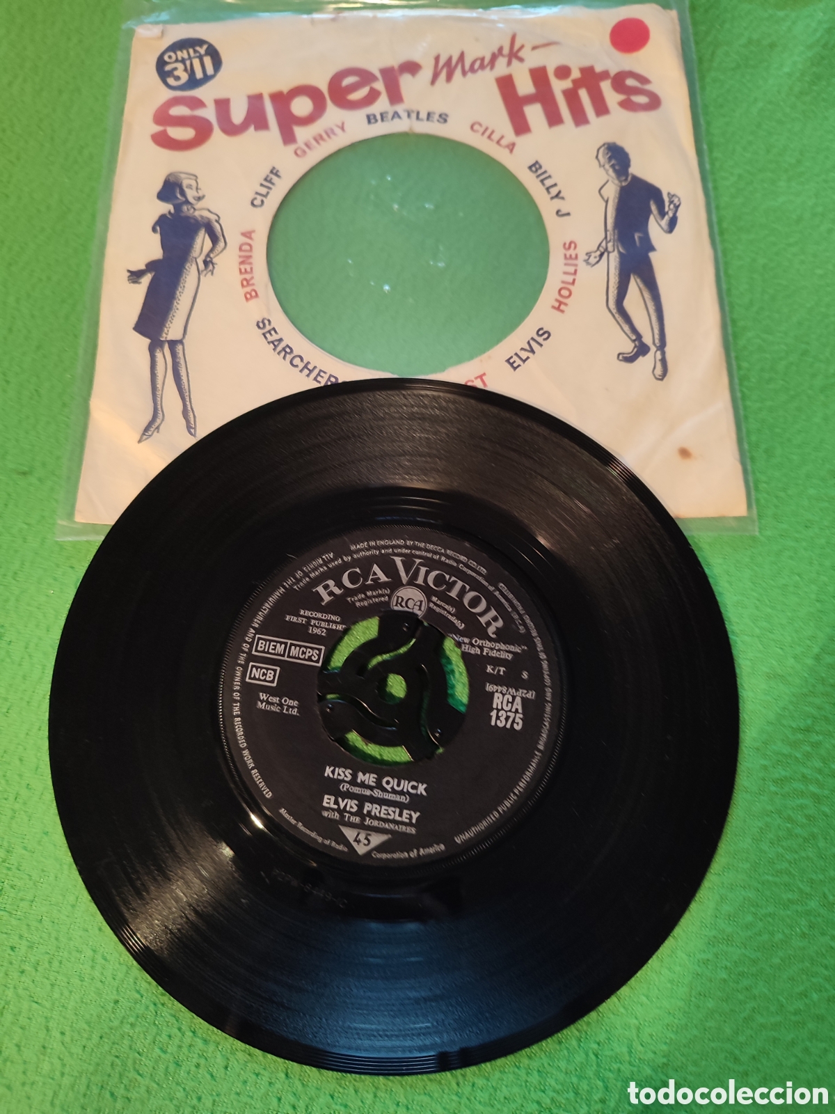 Discos de vinilo: Elvis Presley - Kiss me quick - Foto 1