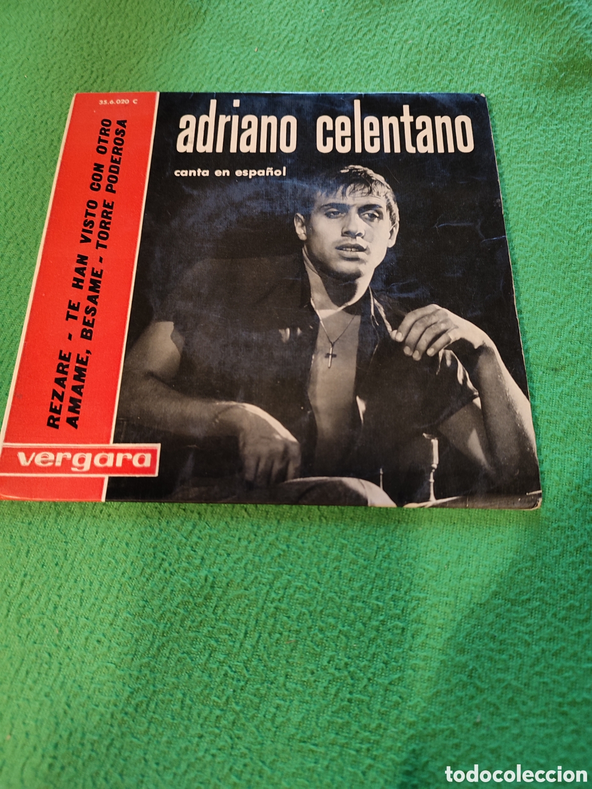 Discos de vinilo: Adriano Celentano - Rezar&eacute;+ 3 - Foto 1