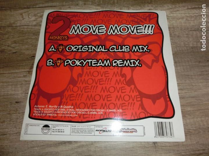 Discos de vinilo: 2 Monkeys &ndash; Move Move!!! - Foto 2