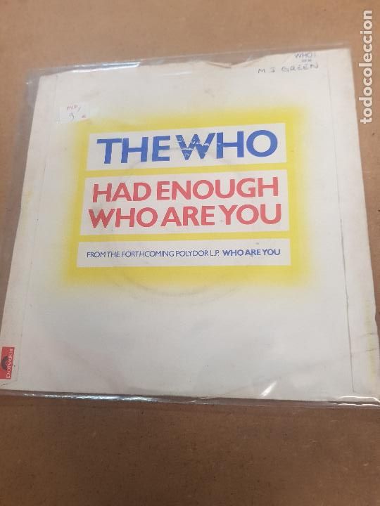 Discos de vinilo: THE WHOWHO I 2121361 - Foto 2