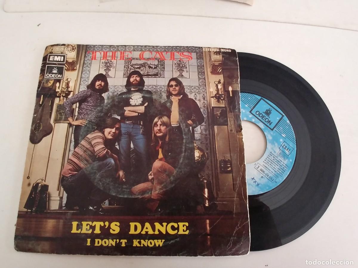 Discos de vinilo: THE CATS-SINGLE LET&acute;S DANCE - Foto 1