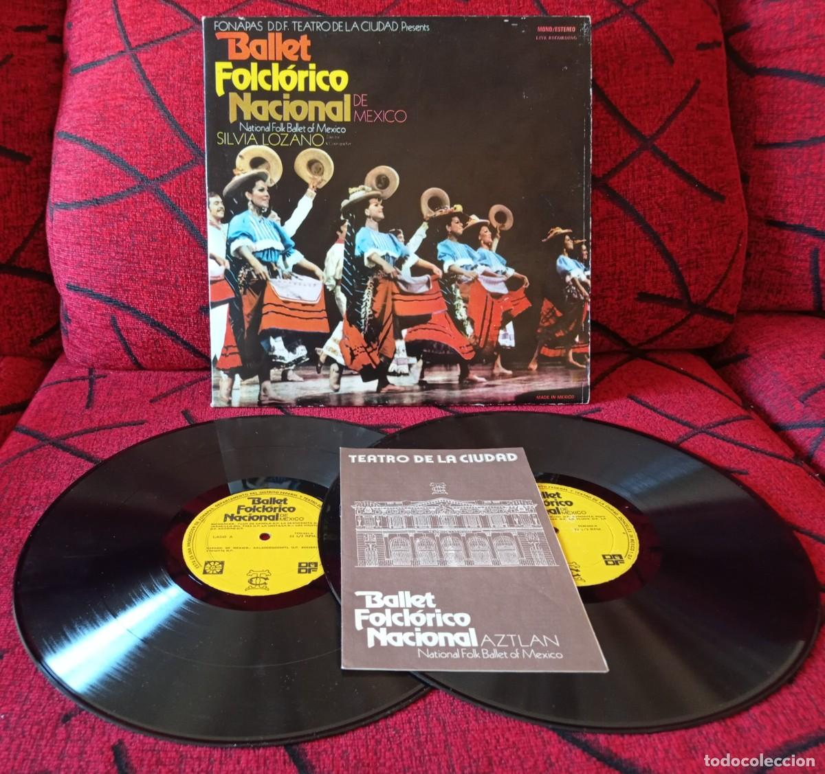 Vinyl-Schallplatten: SILVIA LOZANO Y BALLET FOLCLORICO NACIONAL DE MEXICO *** DOBLE VINILO LP + FOLLETO