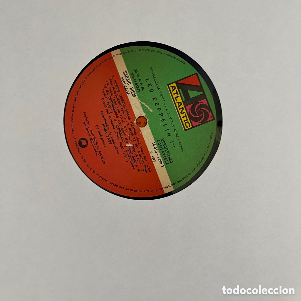 Discos de vinilo: Led Zeppelin &lrm;&ndash; Led Zeppelin - Foto 4