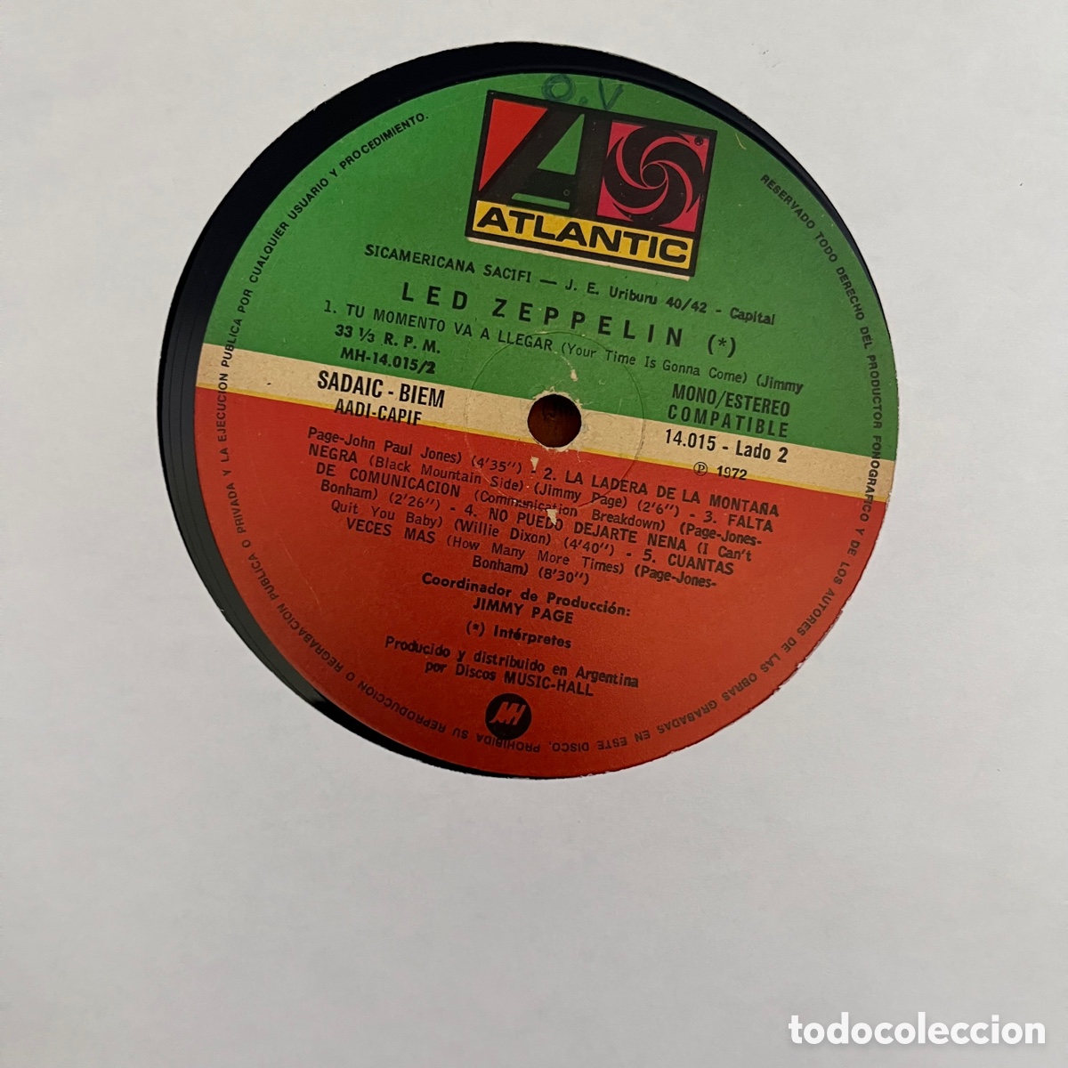 Discos de vinilo: Led Zeppelin &lrm;&ndash; Led Zeppelin - Foto 5