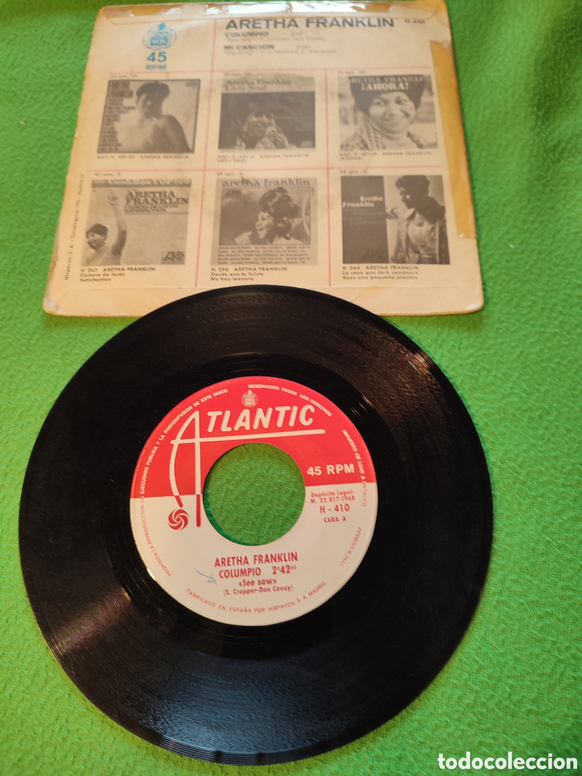 Discos de vinilo: Aretha Franklin - Columpio - Foto 2