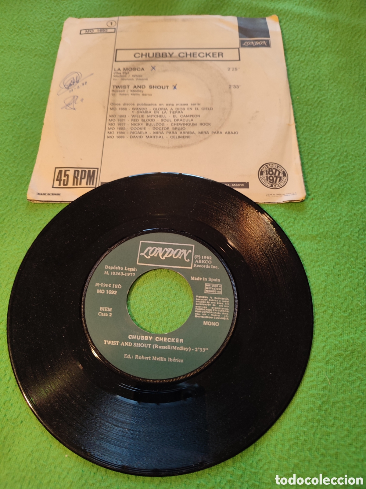 Discos de vinilo: Chubby Checker - La mosca - Foto 2