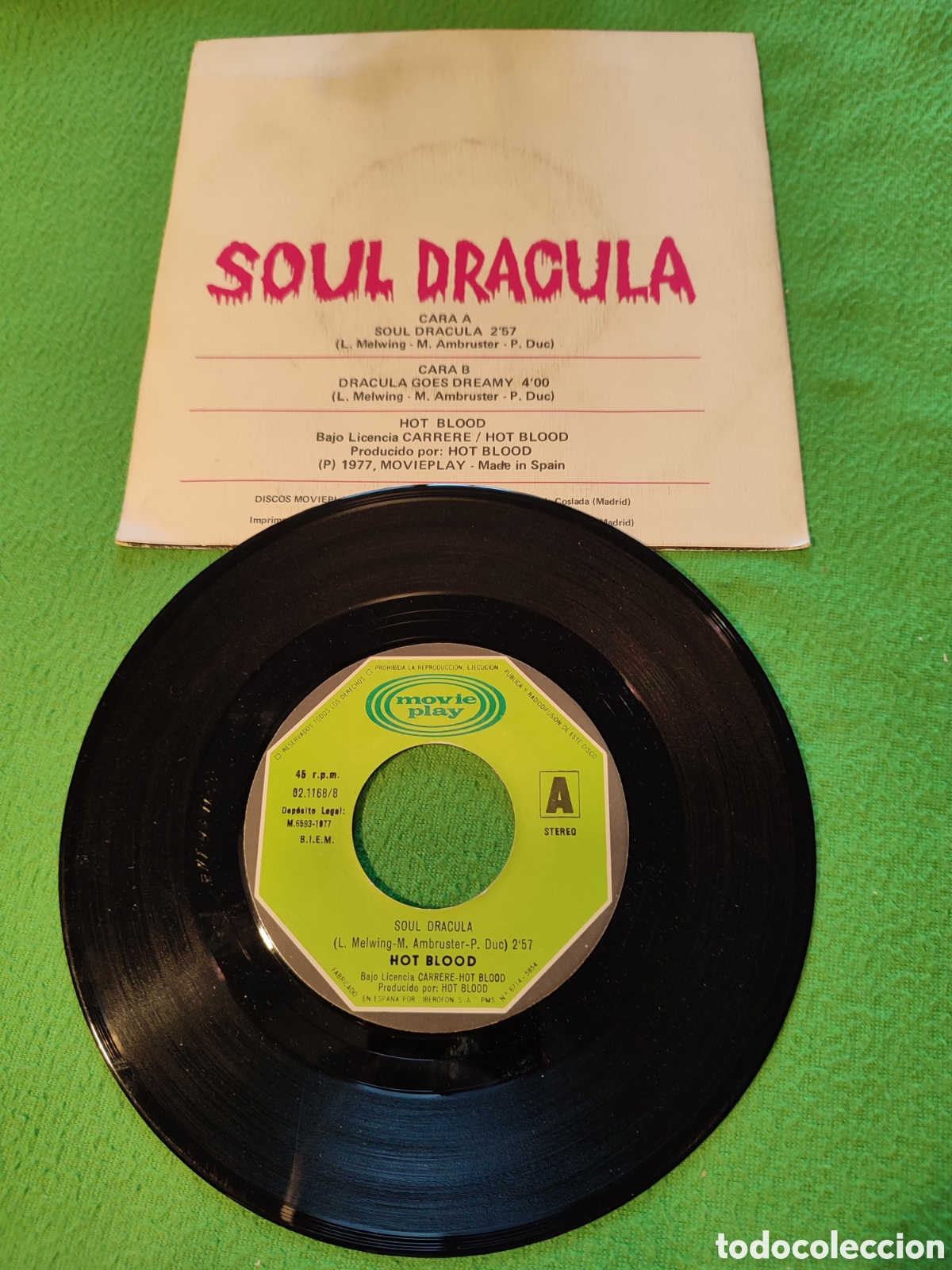 Discos de vinilo: Hot Blood - Soul Dr&aacute;cula - Foto 2