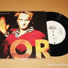 Discos de vinilo: ORUP - MY EARTH ANGEL - SINGLE - 1991 - TEMAZO 90'S / ESTILO TERRY RONALD - CALM THE RAGE