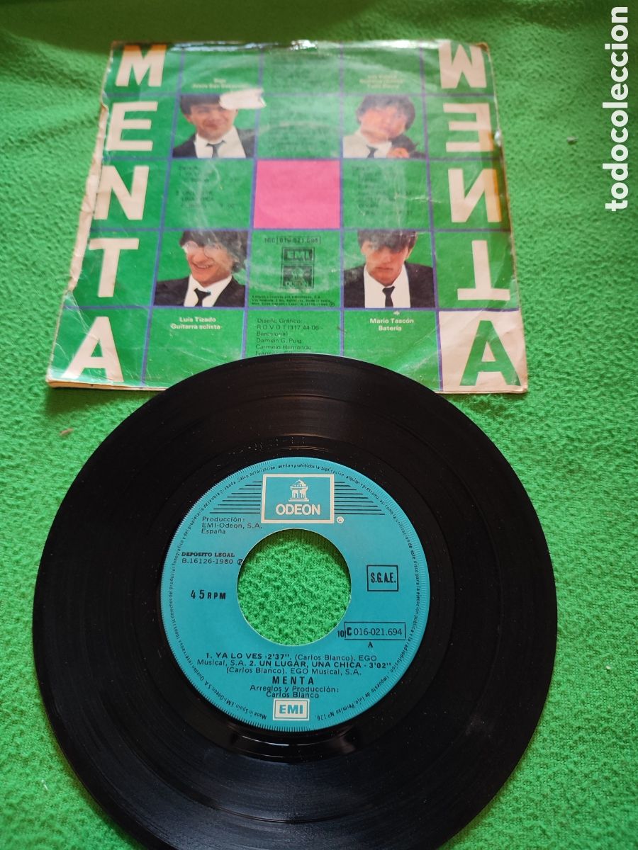 Discos de vinilo: Menta - Ya lo ves+ 3 Vinilo Single EP - Foto 2