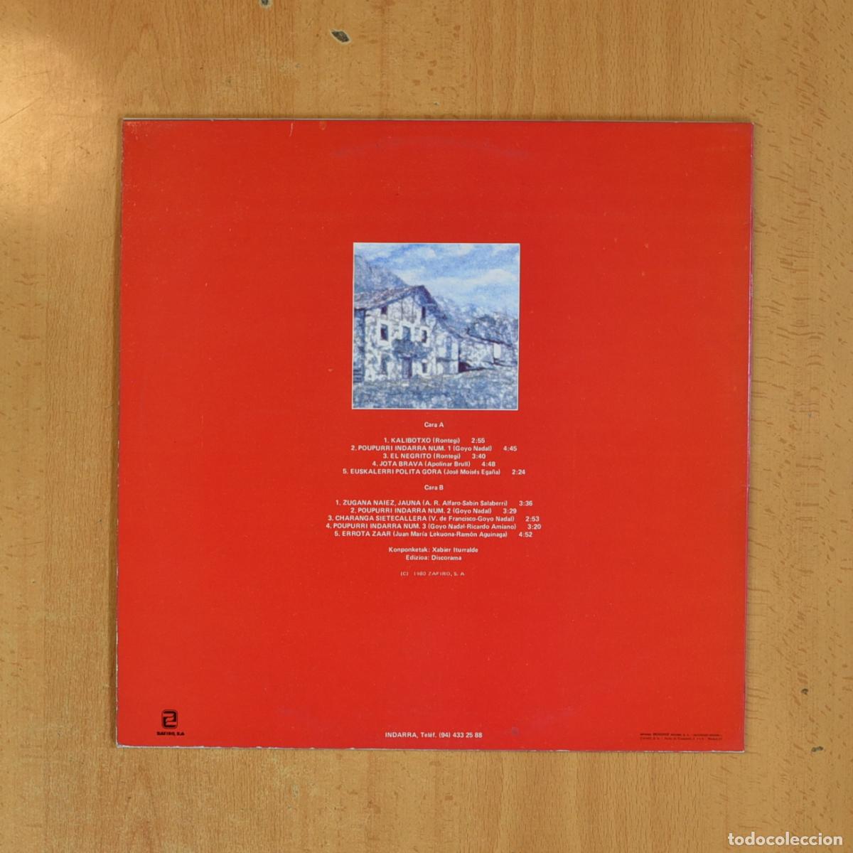 Discos de vinilo: INDARRA - INDARRA - LP - Foto 2