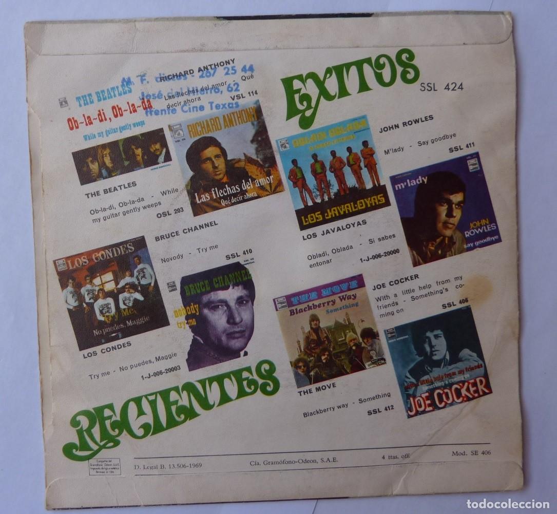 Discos de vinilo: JOHN ROWLES // ONE DAY // 1969 // SINGLE - Foto 2
