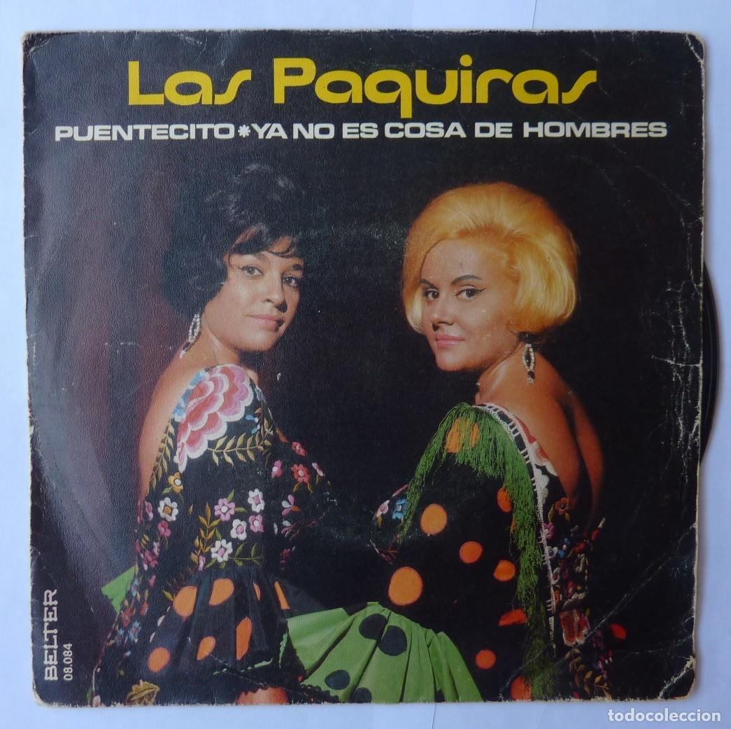 Discos de vinilo: LAS PAQUIRAS // PUENTECITO // 1972 // SINGLE - Foto 1