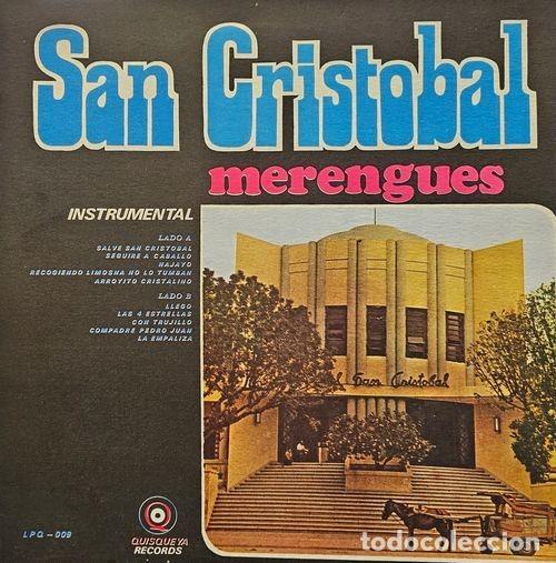 Disques de vinyle: SAN CRISTOBAL - MERENGUES INSTRUMENTAL - LP DE VINILO EDITADO EN PUERTO RICO - CAJA 6