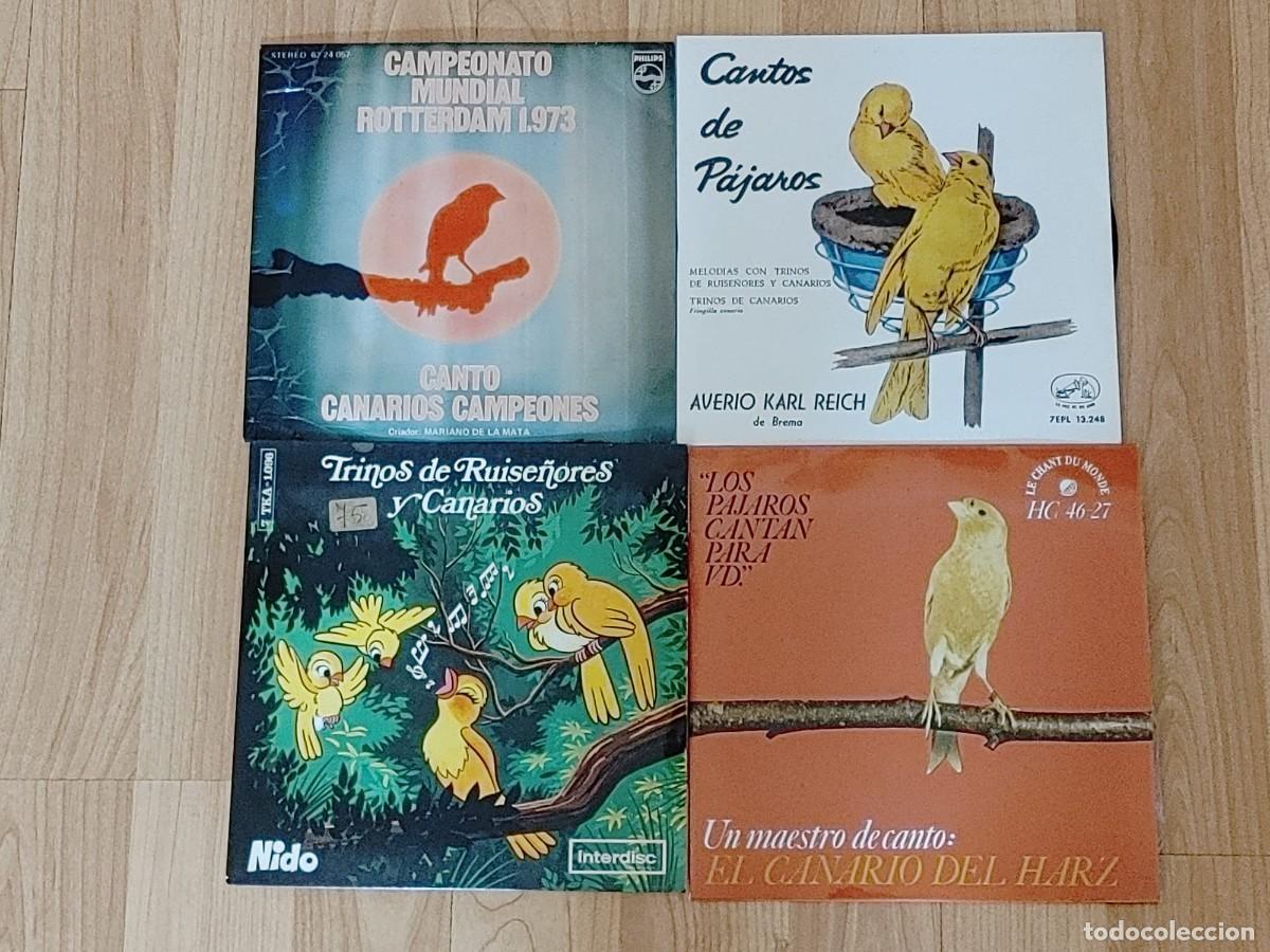 Discos de vinilo: CANTOS DE PAJAROS-4 EP - Foto 1