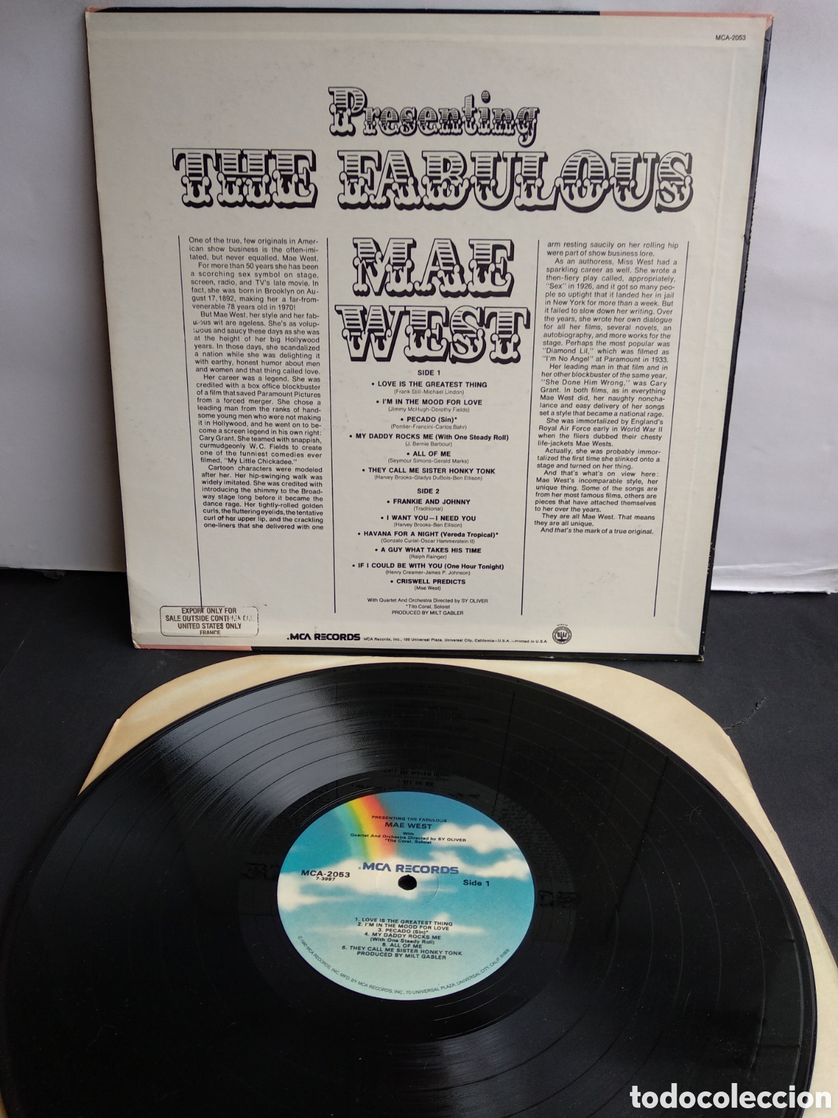 Discos de vinilo: MAE WEST, US, MCA, 1980, J.3 - Foto 2