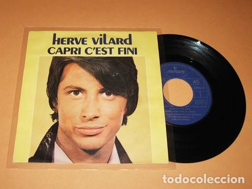 Discos de vinilo: HERV&Eacute; VILARD - CAPRI CEST FINI - SINGLE - 1980 - Foto 1