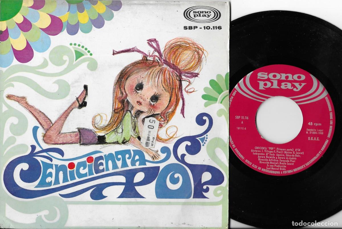 Discos de vinilo: CENICIENTA POP SINGLE SONO PLAY 1968 - Foto 1