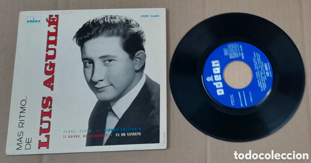 Discos de vinilo: LUIS AGUILE - VERDE, VERDE + 3 - 1964 - Foto 1