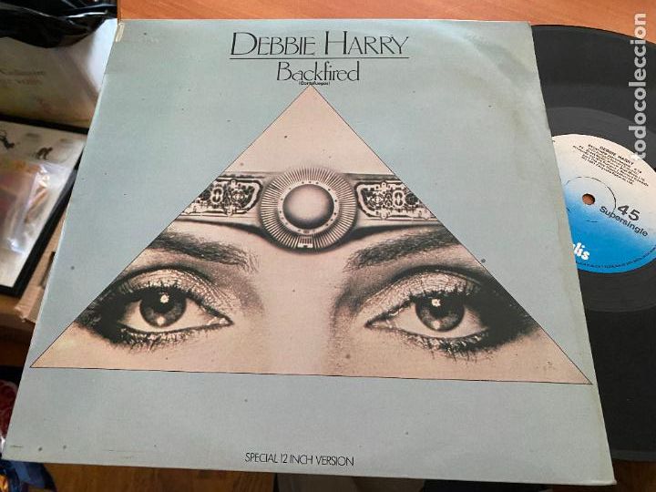 Discos de vinilo: DEBBIE HARRY (BACKFIRED) MAXI ESPA&Ntilde;A 1981 (B-38) - Foto 1