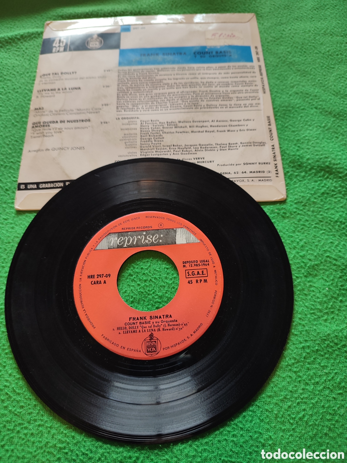 Discos de vinilo: Frank Sinatra y Count Basie -Hello Dolly+ 3 - Foto 2