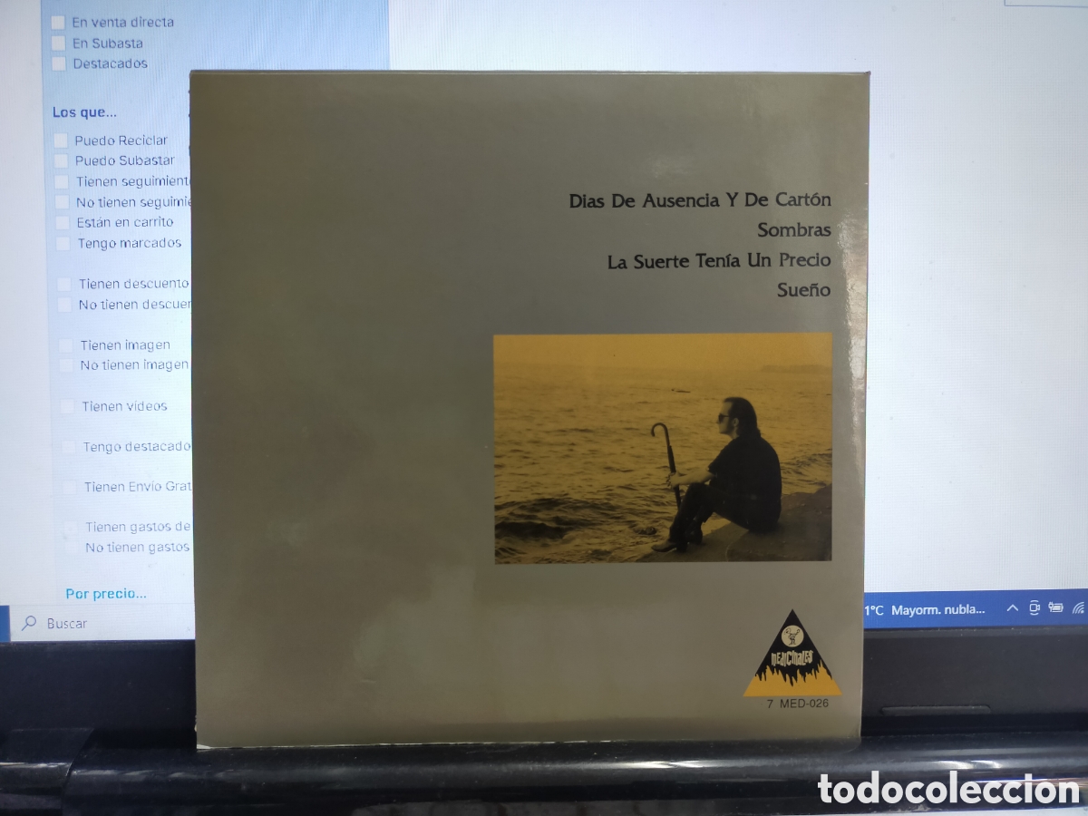 Discos de vinilo: Los brujos ep sombras 1992 - Foto 2