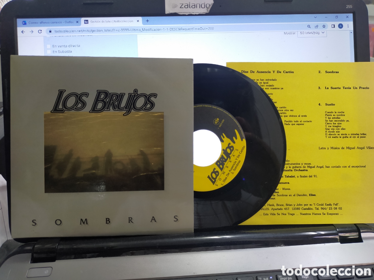 Discos de vinilo: Los brujos ep sombras 1992 - Foto 1