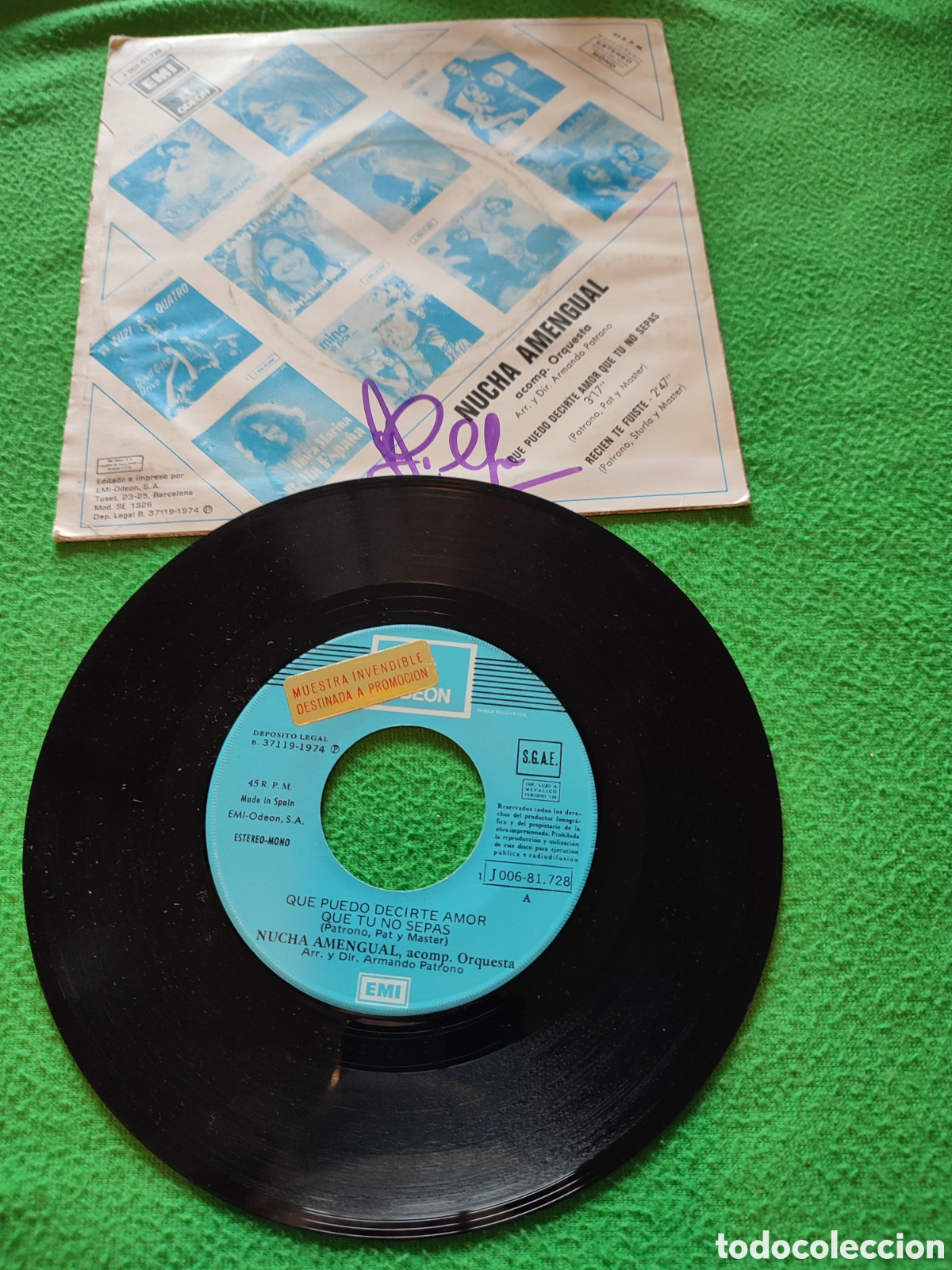 Discos de vinilo: Nucha Amengual - Que puedo decirte amor... - Foto 2