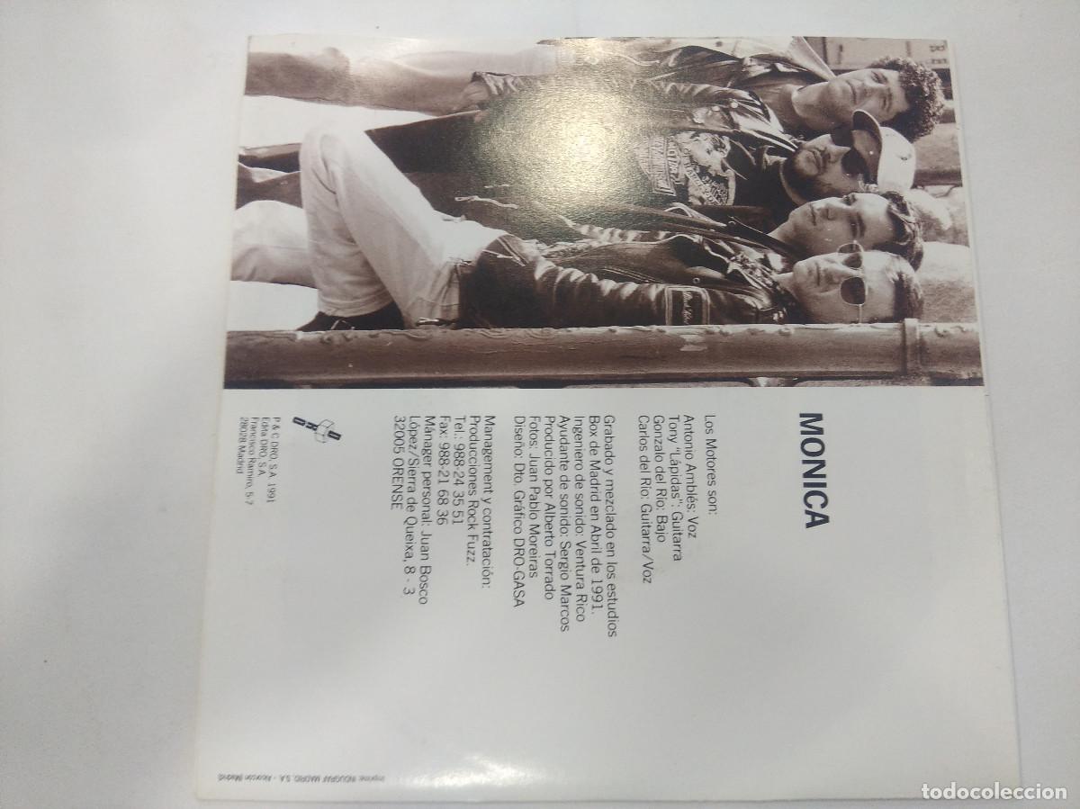 Discos de vinilo: LOS MOTORES/MONICA/SINGLE. - Foto 3