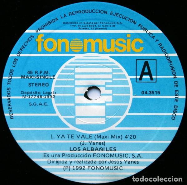 Discos de vinilo: Los Alba&ntilde;iles &ndash; Ya Te Vale - Foto 3