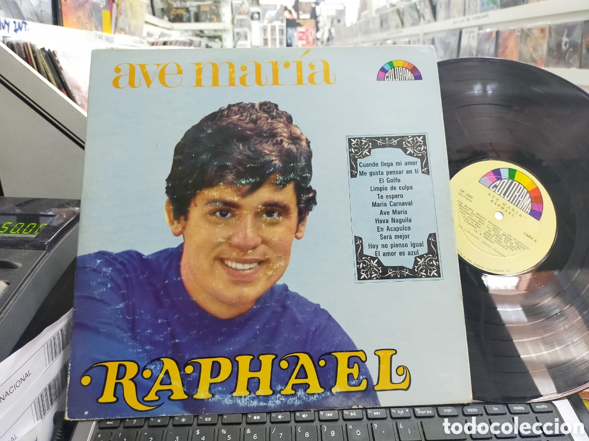 Discos de vinilo: RAPHAEL lp AVE MARIA venezuela - Foto 1