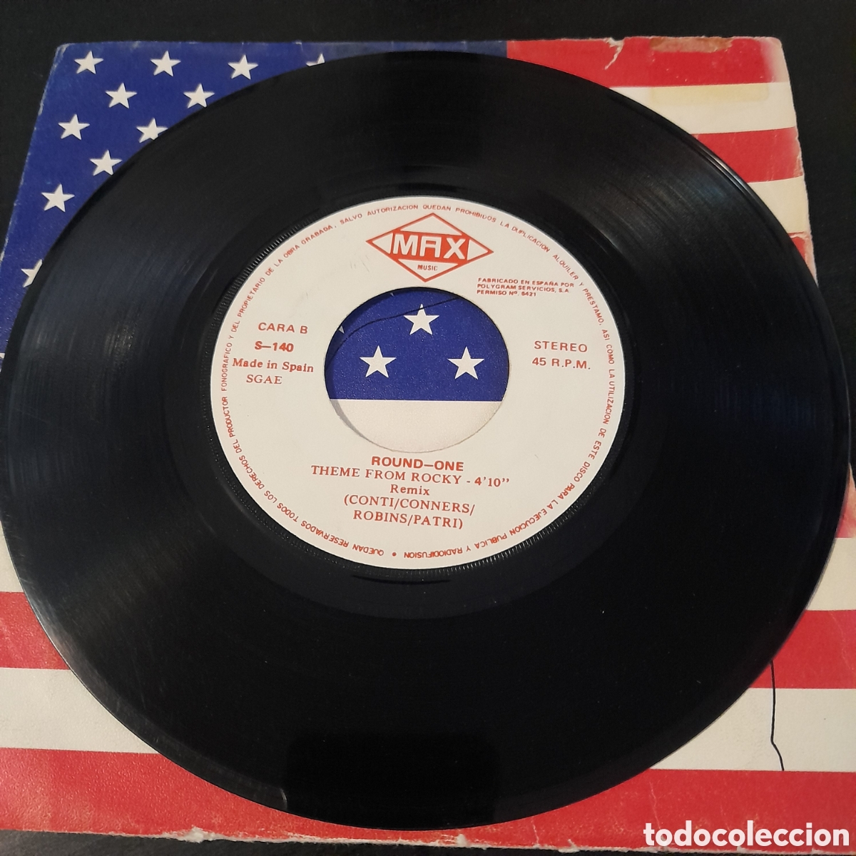 Discos de vinilo: Round One &ndash; Theme From Rocky. Vinilo, 7&rdquo; 1985 Espa&ntilde;a - Foto 4