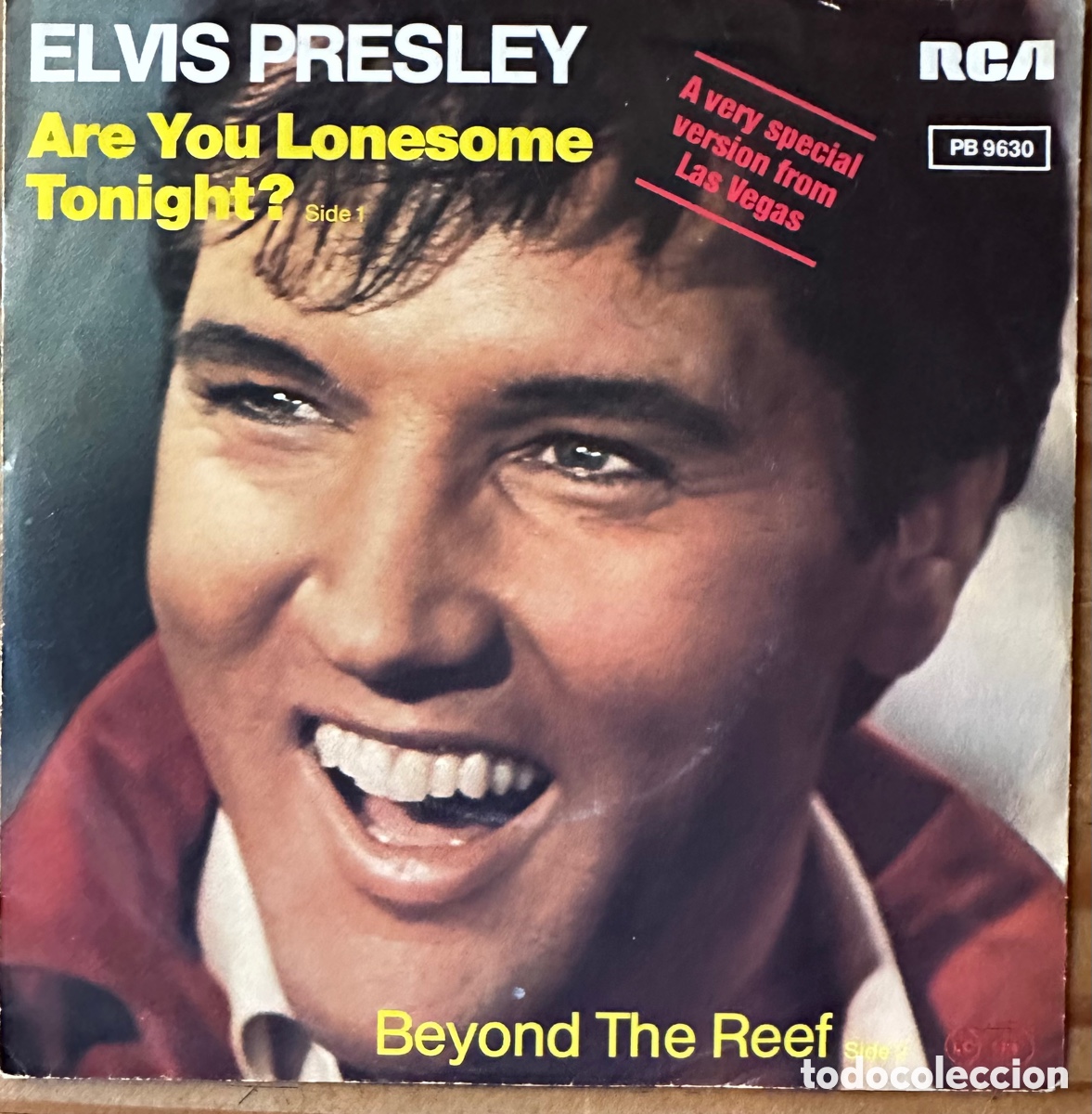 Discos de vinilo: Single alem&aacute;n de Elvis Presley - Foto 2