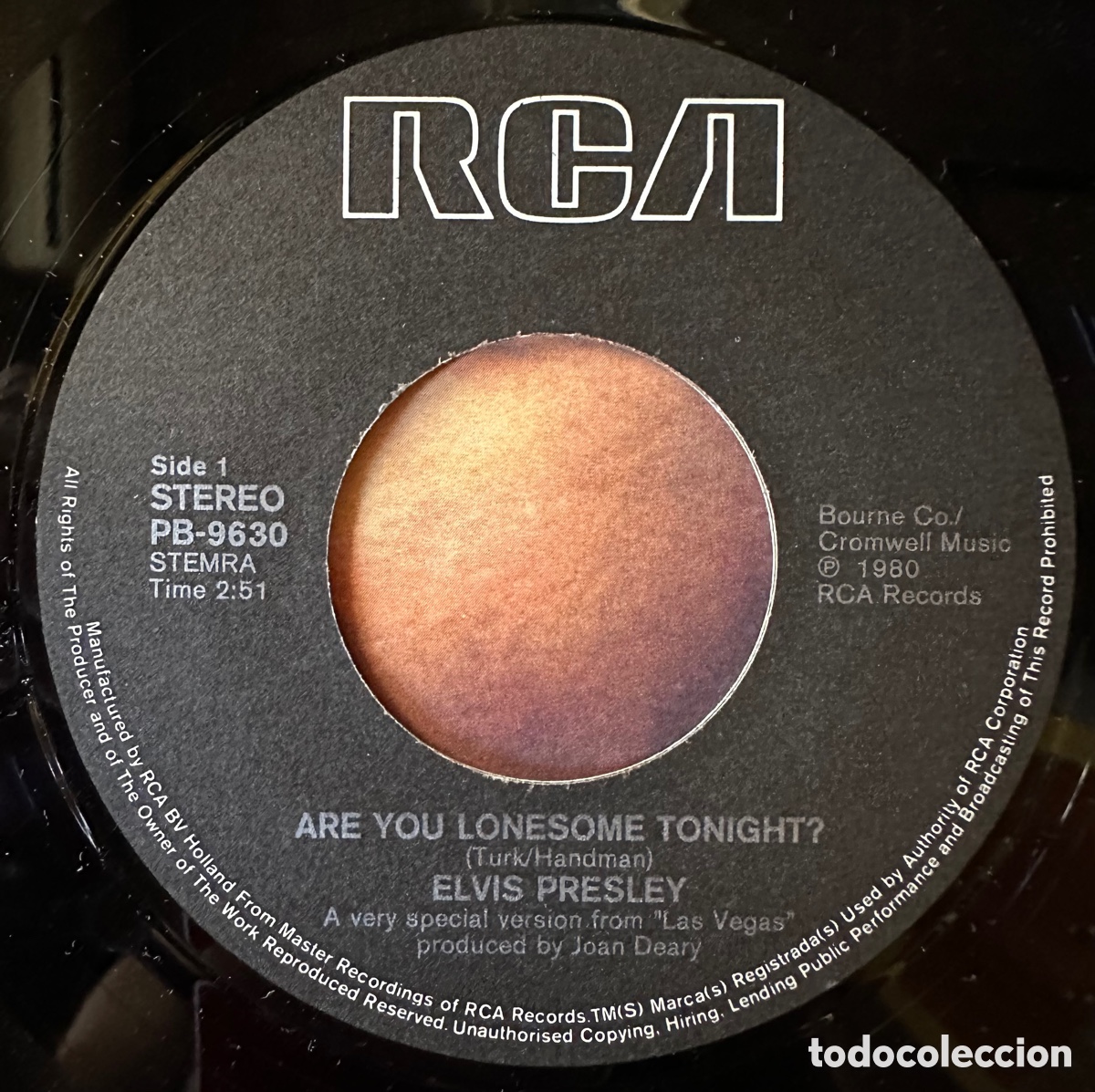 Discos de vinilo: Single alem&aacute;n de Elvis Presley - Foto 3