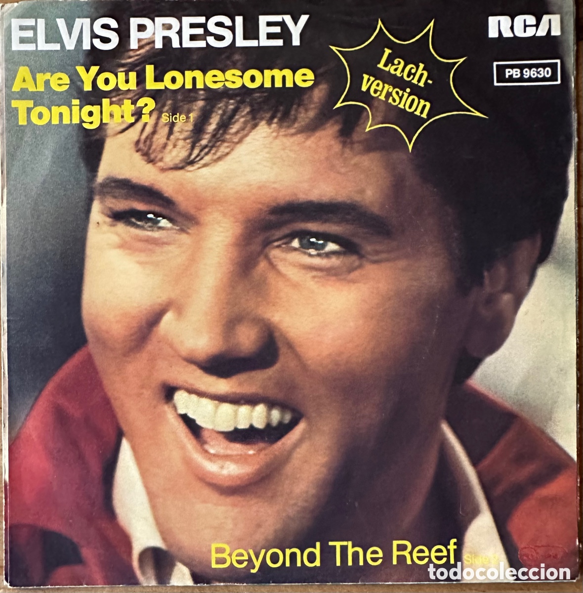 Discos de vinilo: Single alem&aacute;n de Elvis Presley - Foto 1