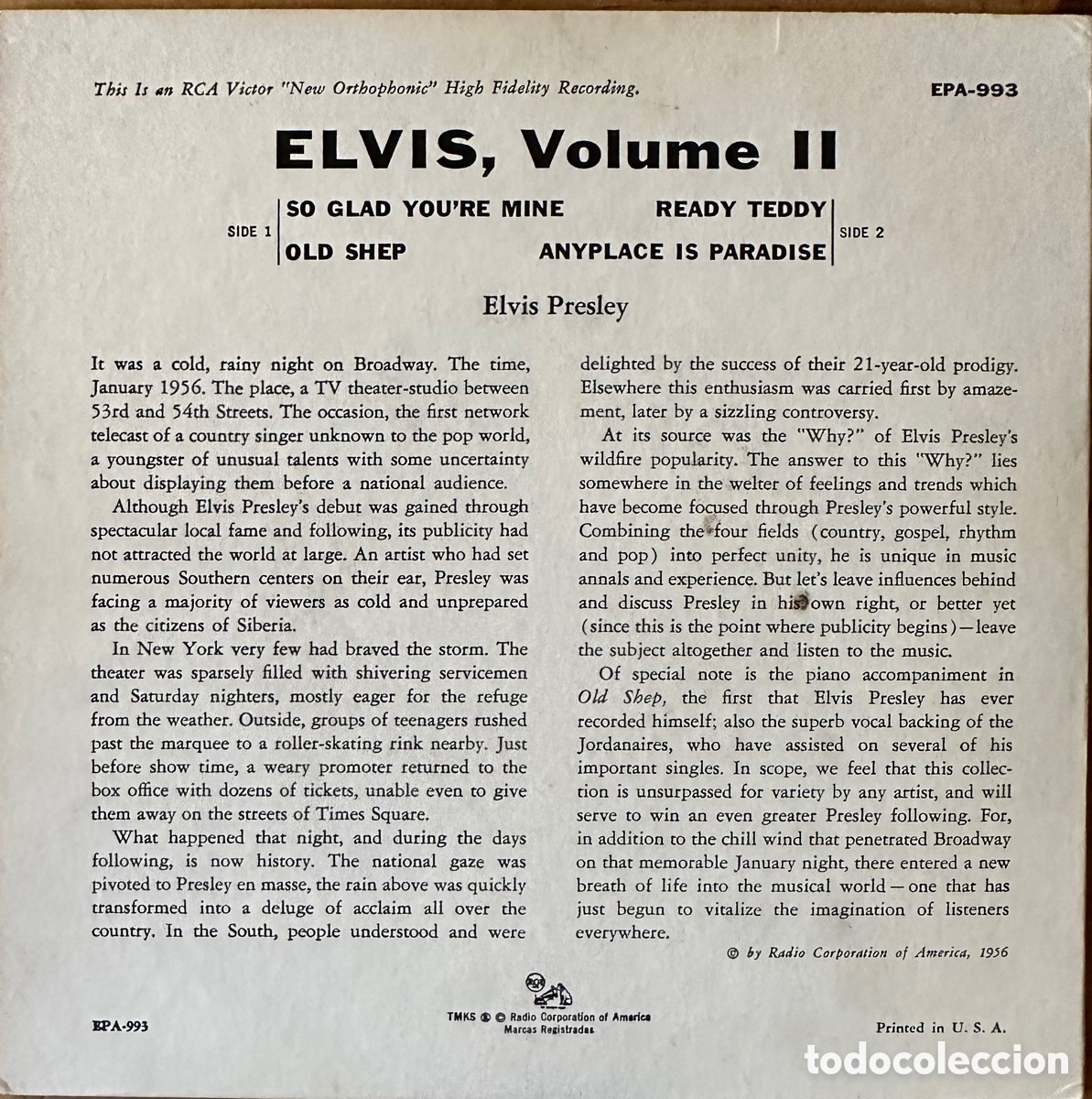 Discos de vinilo: EP de Elvis Presley - Foto 2