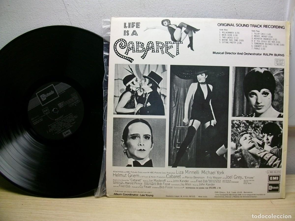 Discos de vinilo: Cabaret - Original Soundtrack Recording LP - Foto 2