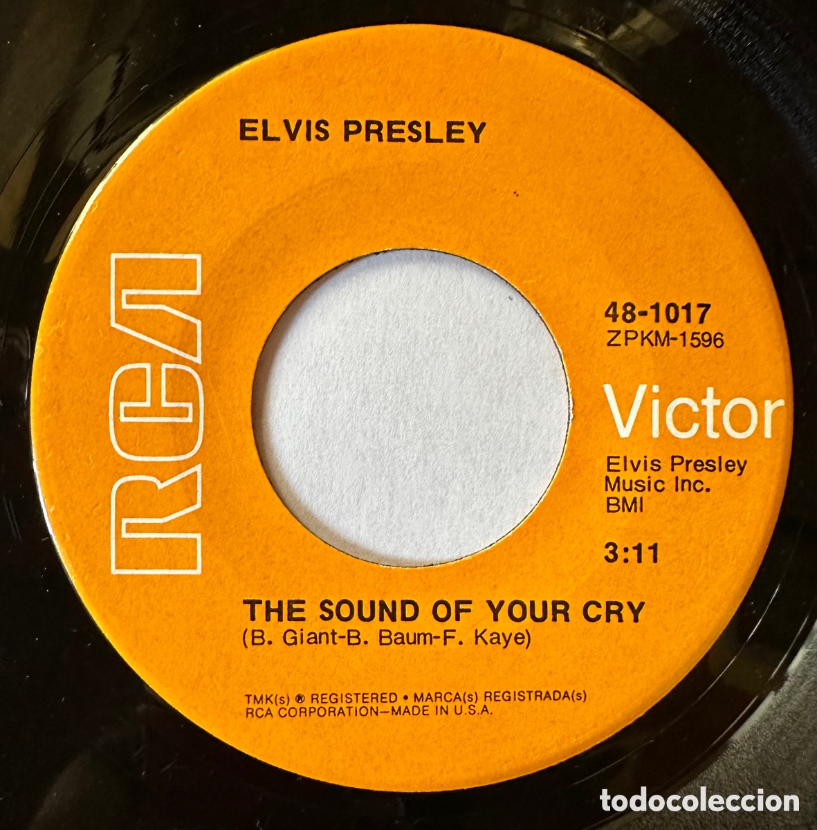 Discos de vinilo: Single Elvis Presley - Foto 3