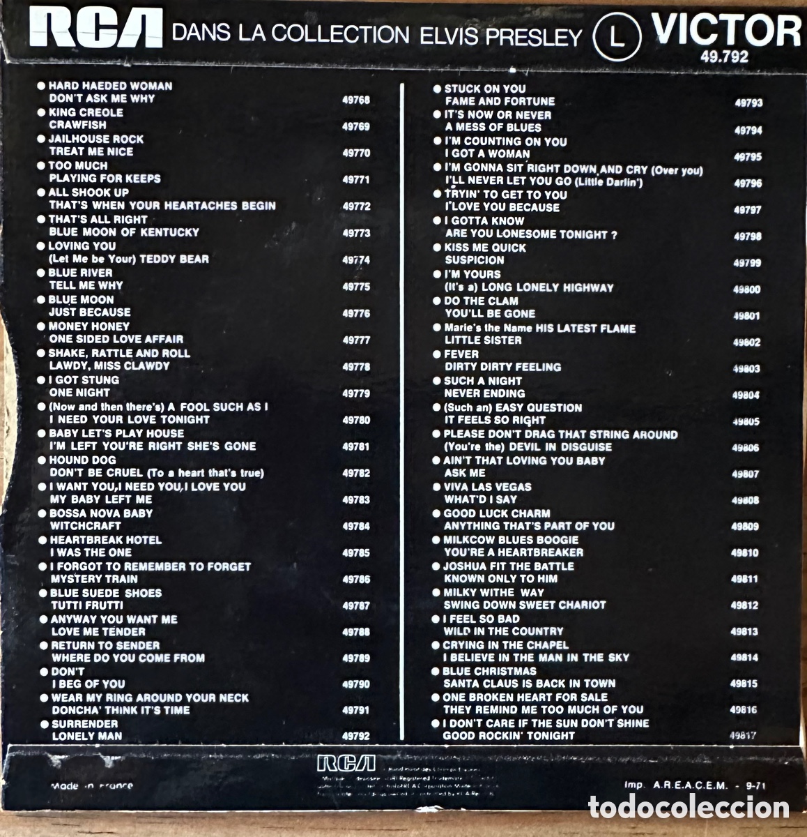 Discos de vinilo: Single de Elvis Presley - Foto 2