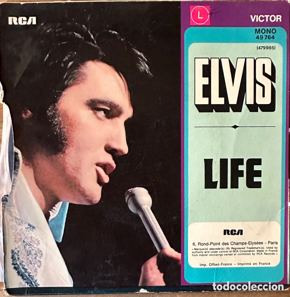 Discos de vinilo: Single de Elvis Presley - Foto 2