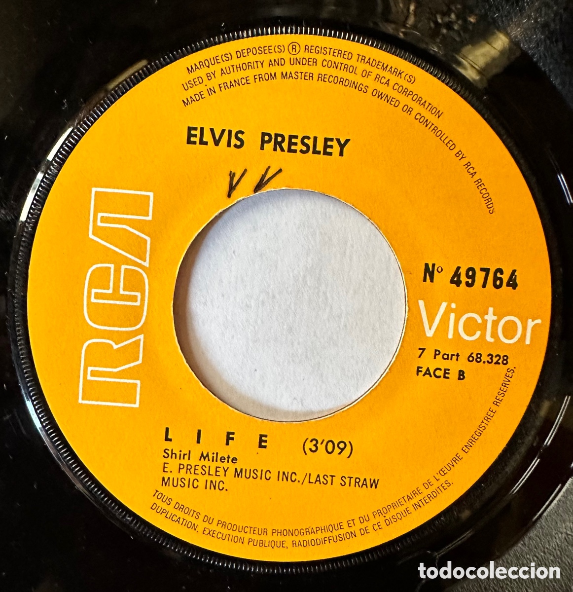 Discos de vinilo: Single de Elvis Presley - Foto 4