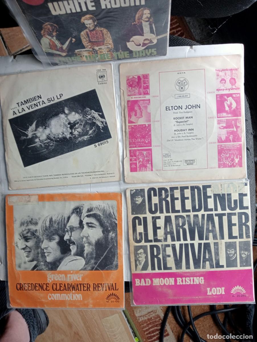 Discos de vinilo: lote 2 single de creedence y 1 santana - Foto 2