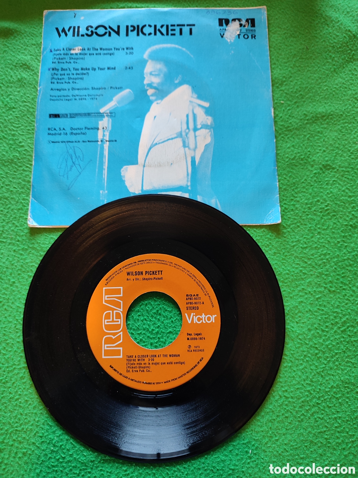 Discos de vinilo: Wilson Pickett - Take a cl&oacute;ser look At .... - Foto 2