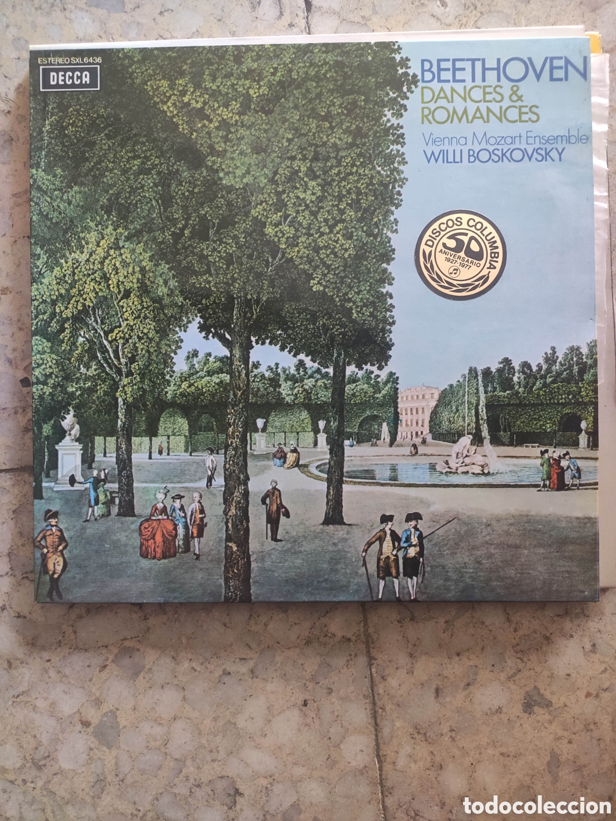 Discos de vinilo: LP BEETHOVEN DANCES & RAMANCES WILLI BOSKOVSKY - Foto 1