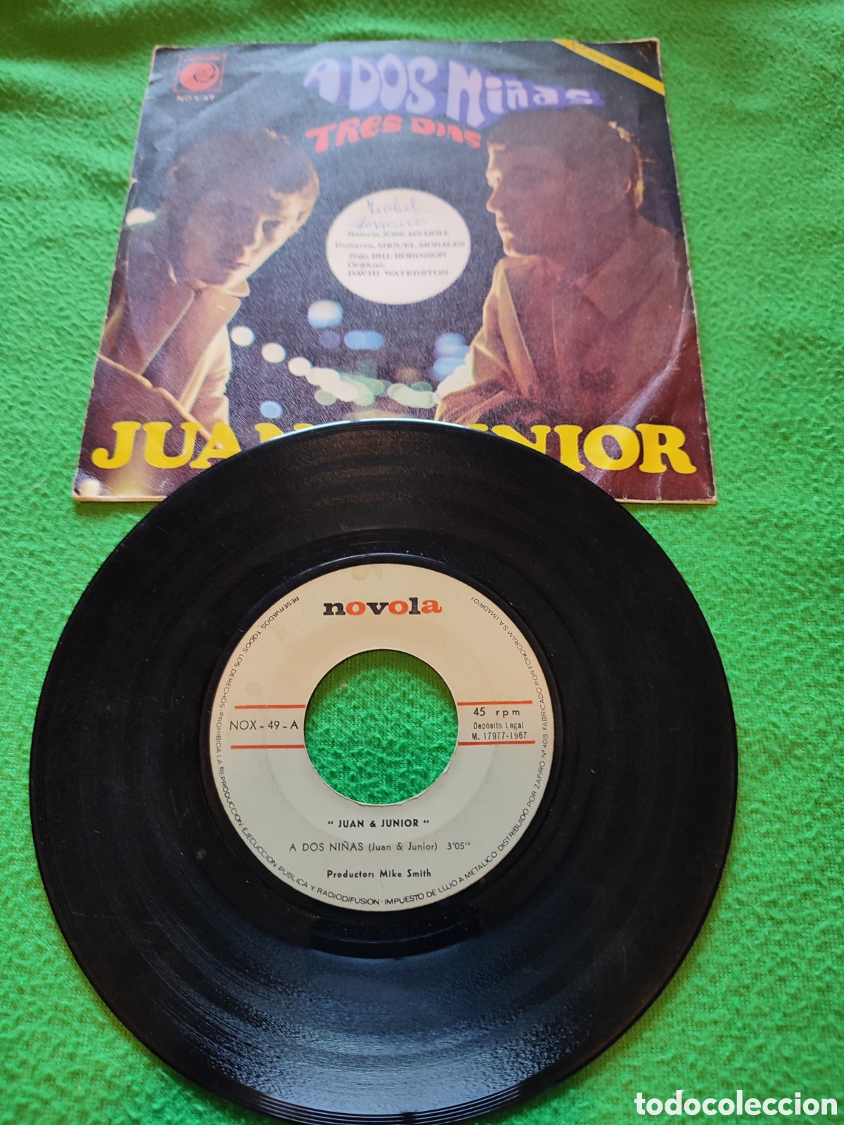Discos de vinilo: Juan & Junior - A dos ni&ntilde;as - Foto 2
