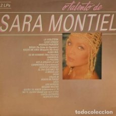 Discos de vinilo: SARA SARITA MONTIEL - O TALENTO DE SARA MONTIEL - DOBLE LP DE VINILO EDITADO EN BRASIL - CAJA - 7