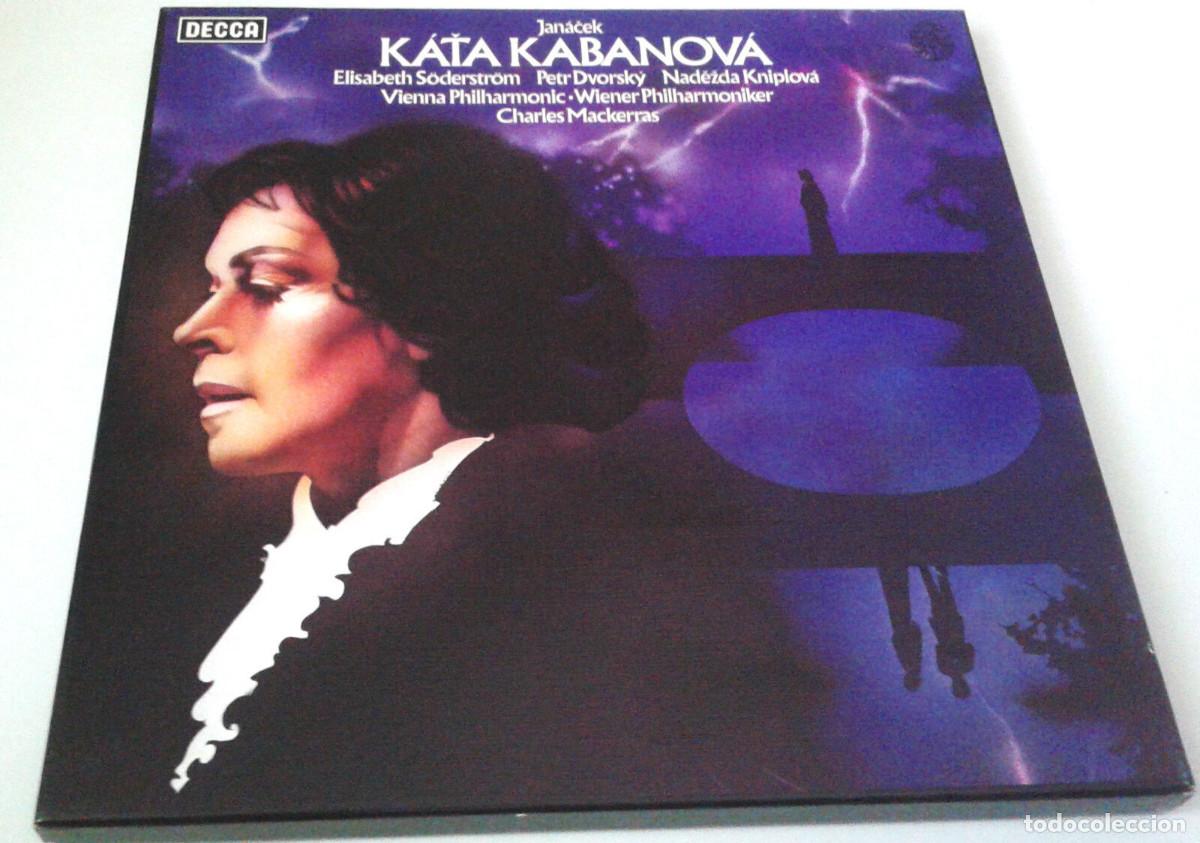 Discos de vinilo: CHARLES MACKERRAS &rdquo;JANACEK KATA KABANOVA&rdquo; 2LP BOX EX/EX DECCA ELISABETH SODERSTR - Foto 1