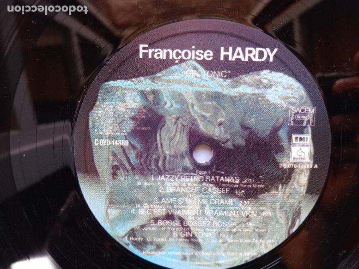 Discos de vinilo: Francoise Hardy - gin tonic - Foto 3